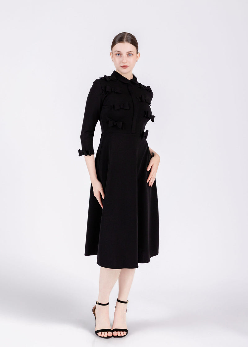 Embellished Collar Dress