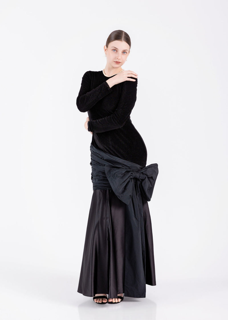 Draped Knot Dress